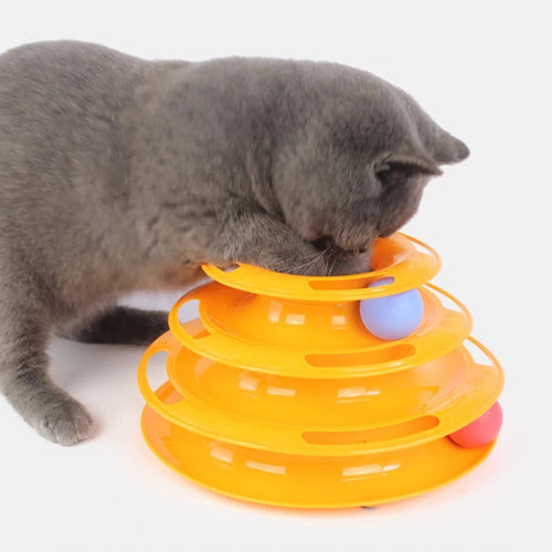 Cat Ball Tier Tower Toy Puzzle